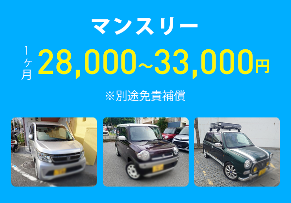 軽自動車：マンスリー